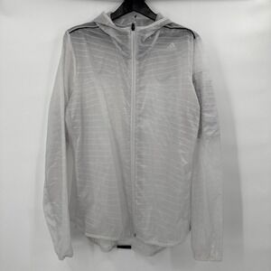 adidas Mens Supernova TKO Running Jacket Zipped Lightweight Packable Hooded Coat